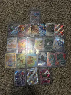 Pokemon TCG 23 Card Lot of Full Arts/Vmax/V etc English Various Sets NM - Image 1