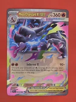 Mega Charizard X EX Double Rare Card 13/94 Pokemon Phantasmal Flames NM/M - Image 1