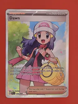 Pokemon TCG Dawn Full Art Trainer Holo Card 118/094 Me02: Phantasmal Flames - Image 1