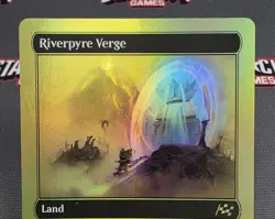 MTG 1st Place FOIL Riverpyre Verge- DAMAGED -Aetherdrift Magic Card # 503 - Image 3
