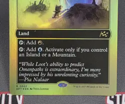 MTG 1st Place FOIL Riverpyre Verge- DAMAGED -Aetherdrift Magic Card # 503 - Image 4