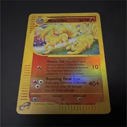 Pokemon Ninetales 25/147 Aquapolis Stage 1 Reverse Holo 80 HP Fire Vintage Card - Image 1