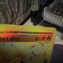 Pokemon Ninetales 25/147 Aquapolis Stage 1 Reverse Holo 80 HP Fire Vintage Card - Image 2