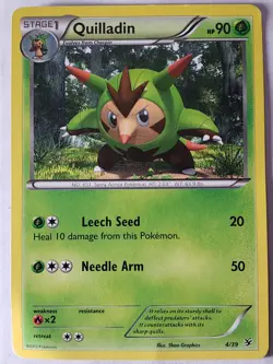Quilladin 4/39 PL - XY Kalos Starter Set Pokemon Card - $2 Combined Shipping - Image 1