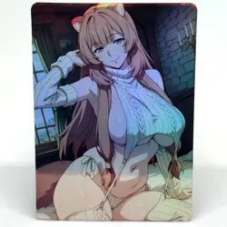 The Rising of the Shield Hero Raphtalia Goddess Anime Waifu ACG Foil Card - Image 1
