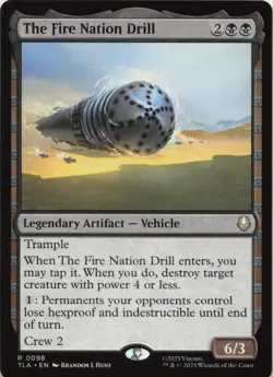 The Fire Nation Drill R Avatar: The Last Airbender 98 NM MTG - Image 1