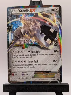 💥 Pokemon TCG - Steelix EX - 67/114 - Ultra Rare - XY: Steam Siege 2016 - Image 1