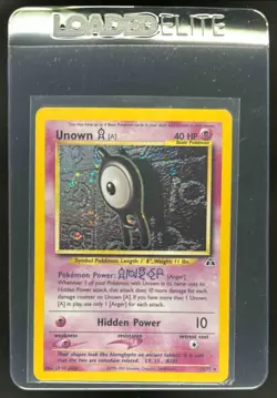 2001 Pokemon Neo Discovery Unown A Holo #14/75 - Image 1