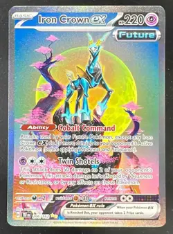 2024 Pokemon Temporal Forces #206/162 Iron Crown ex - Image 1