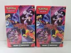 (2) Lot 2025 Pokemon Scarlet & Violet Destined Rivals Sealed Booster Bundle Box - Image 1