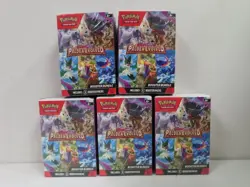 (5) Lot 2023 Pokemon Scarlet & Violet Paldea Evolved Sealed Booster Bundle Box - Image 1