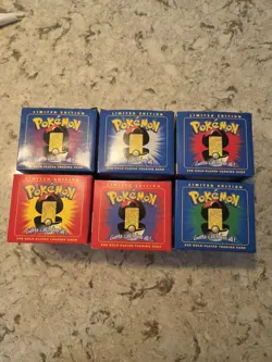 1999 Burger King Pokemon 23 K Gold Plated Sealed Set W/ 2 Bonus Bags - Image 2