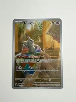 Pokemon TCG: Mimikyu SVP 075 Black Star Promo Holo English - Image 1