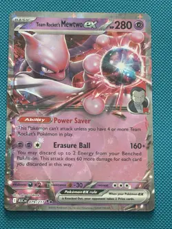 Pokemon TCG Ascended Heroes Team Rockets Mewtwo Ex 079/217 Near Mint - Image 1