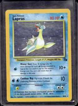 1999 Pokemon Fossil Lapras #10/62 - Image 1