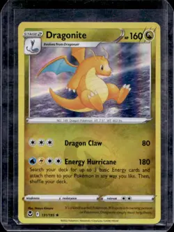 2022 Pokemon SWSH Silver Tempest Dragonite Holo #131/195 - Image 1