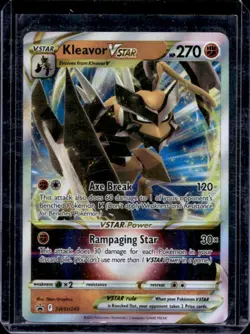 2019-2023 Pokemon SWSH Black Star Promos Kleavor VST #SWSH249 - Image 1