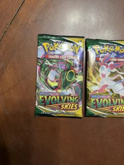 Pokemon TCG: Sword & Shield- (3)Evolving Skies Booster Packs- NEW/FACTORY SEALED - Image 2