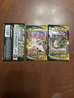 Pokemon TCG: Sword & Shield- (3)Evolving Skies Booster Packs- NEW/FACTORY SEALED - Image 5