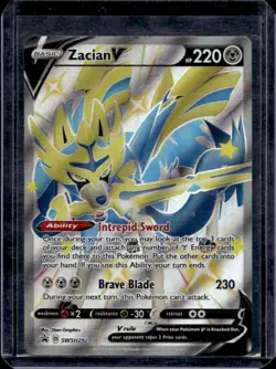 2019-2023 Pokemon SWSH Black Star Promos Zacian V #SWSH292 - Image 1