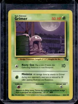 1999 Pokemon Fossil Grimer #48/62 - Image 1