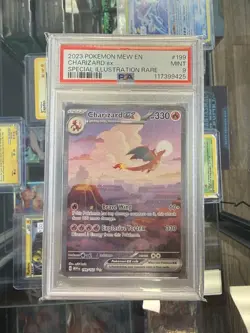 2023 Pokemon S&V 151 Charizard Ex Special Illustration Rare 199/165 PSA 9 - Image 1