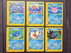 Pokemon TCG Expedition Base Set 165 Water Type 42,102,111,118,127,129/165 NM - Image 1