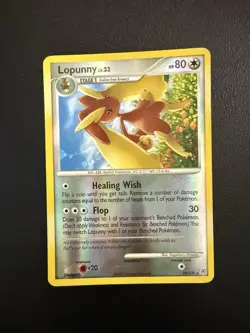 Pokemon TCG- Lopunny- 30/130- Reverse Holo Rare- Pokemon Diamond & Pearl- LP - Image 1