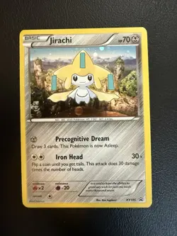 Pokemon TCG- Jirachi- XY195 Black Star Promo- Holo Rare- LP - Image 1