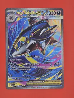 Mega Sharpedo ex 127/094 SIR (NM) - ME02: Phantasmal Flames - Pokemon TCG - Image 1