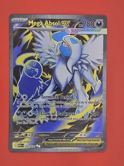 Mega Absol ex 161/132 Mega Evolution Ultra Rare Full Art Holo Pokemon TCG NM/M - Image 1