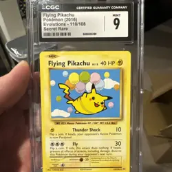 Flying Pikachu 110/108 - Evolutions - Graded Pokemon - CGC 9 - Image 1
