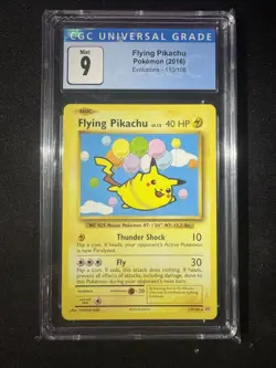 Pokemon Flying Pikachu 110/108 Rare XY Evolutions CGC 9 - Image 1