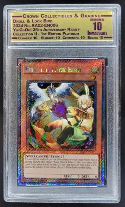2024 Yu-Gi-Oh! 25th Anniv Rarity Collection II 1st Edition Droll & Lock Bird BH5 - Image 1