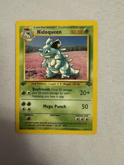 1999 Pokemon - 1st Edition Nidoqueen Non-Holo Rare - Jungle 23/64 - WOTC - Image 1