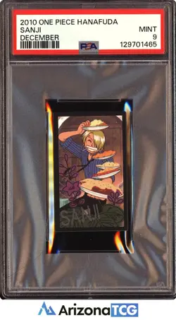 One Piece 2010 Sanji December One Piece Hanafuda PSA 9 - Image 1