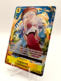 Vegapunk EB02-056 (Alternate Art) One Piece SR Yellow English NM - Image 1