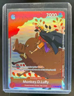 2024 One Piece Monkey.D.Luffy Gift Collection 2023 Promo Foil Alt Art #P-001 - Image 1