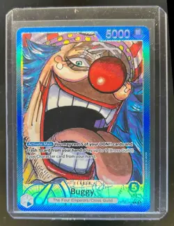 2024 One Piece Emperors in the New World Buggy Leader Alt Art #OP09-042 - Image 1