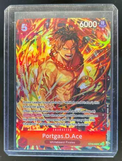 2025 One Piece Legacy of the Master Portgas.D.Ace Promo Alt Art #ST13-011 - Image 1