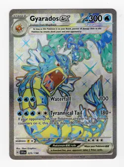 Pokemon Card Gyarados ex 225/198 Scarlet & Violet Ultra Rare Full Art Near Mint - Image 1