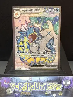 Pokemon Card Gyarados ex 225/198 Scarlet & Violet Ultra Rare Full Art Near Mint - Image 1