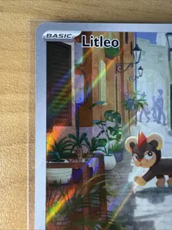Pokemon TCG Litleo IR 139/132 Illustration Rare Pokemon Card Mega Evolution - Image 5