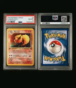 1999 Pokemon Jungle 3/64 Flareon Holo 1st Edition PSA 8 🔥🥹 - Image 2