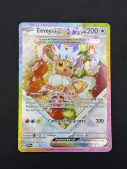 Pokemon TCG Eevee EX 174 Prismatic Evolutions SPC Promo Card (NM Condition) - Image 1