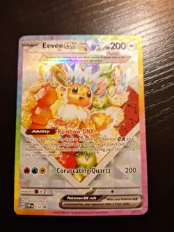 Pokemon TCG Eevee EX 174 S&V Prismatic Evolutions SPC Promo Card (NM Condition) - Image 1