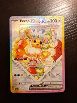 Pokemon TCG Eevee EX 174 S&V Prismatic Evolutions SPC Promo Card (NM Condition) - Image 2