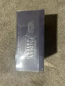 Pokemon TCG Scarlet & Violet Paldean Fates ETB Elite Trainer Box NEW Sealed - Image 3