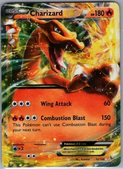 Charizard EX 12/108 XY - Evolutions - Pokemon Card - NM - Image 1