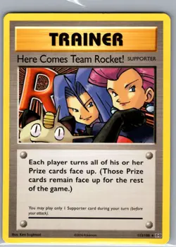 Here Comes Team Rocket! 113/108 Non Holo XY - Evolutions - Pokemon Card - NM - Image 1